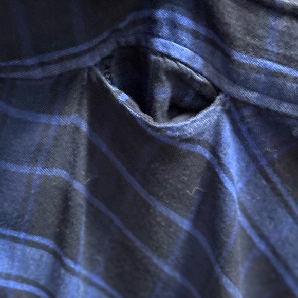 GAP Blue Plaid Flannel Skirt - Picture 4 of 13